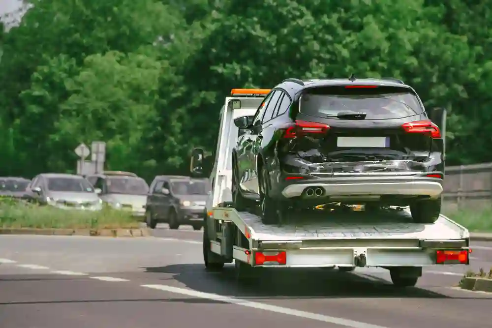 Remorquage et enlèvement d'épaves de voitures accidentées