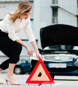 Panne moteur sur la route